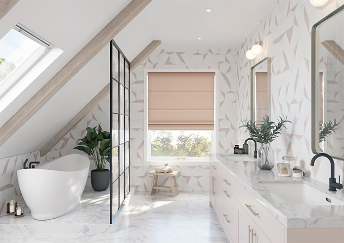 Ascot, Rose Gold - Roman Blind - Image 8